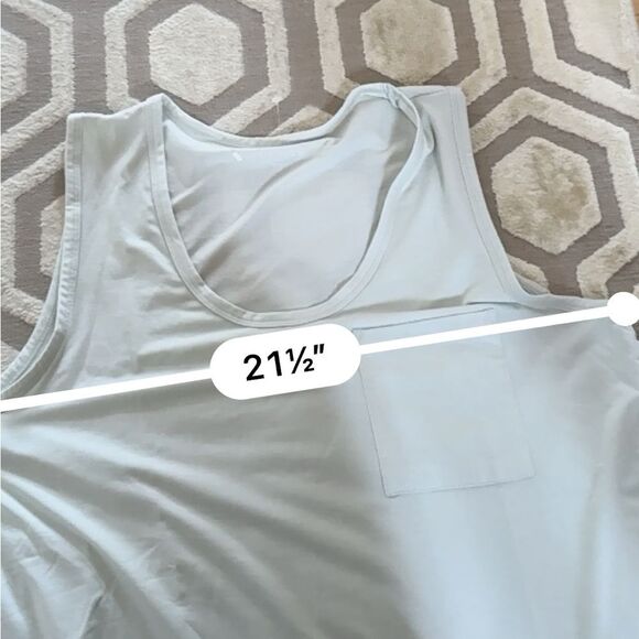 Softies Boyfriend Pocket Muscle Tank with Flood Pant PJ Set in Sage L NWT - Picture 11 of 14